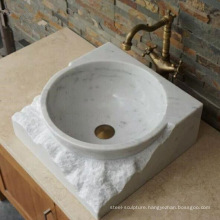 Natural Marble Stone Wash Basin Sink for Bathroom